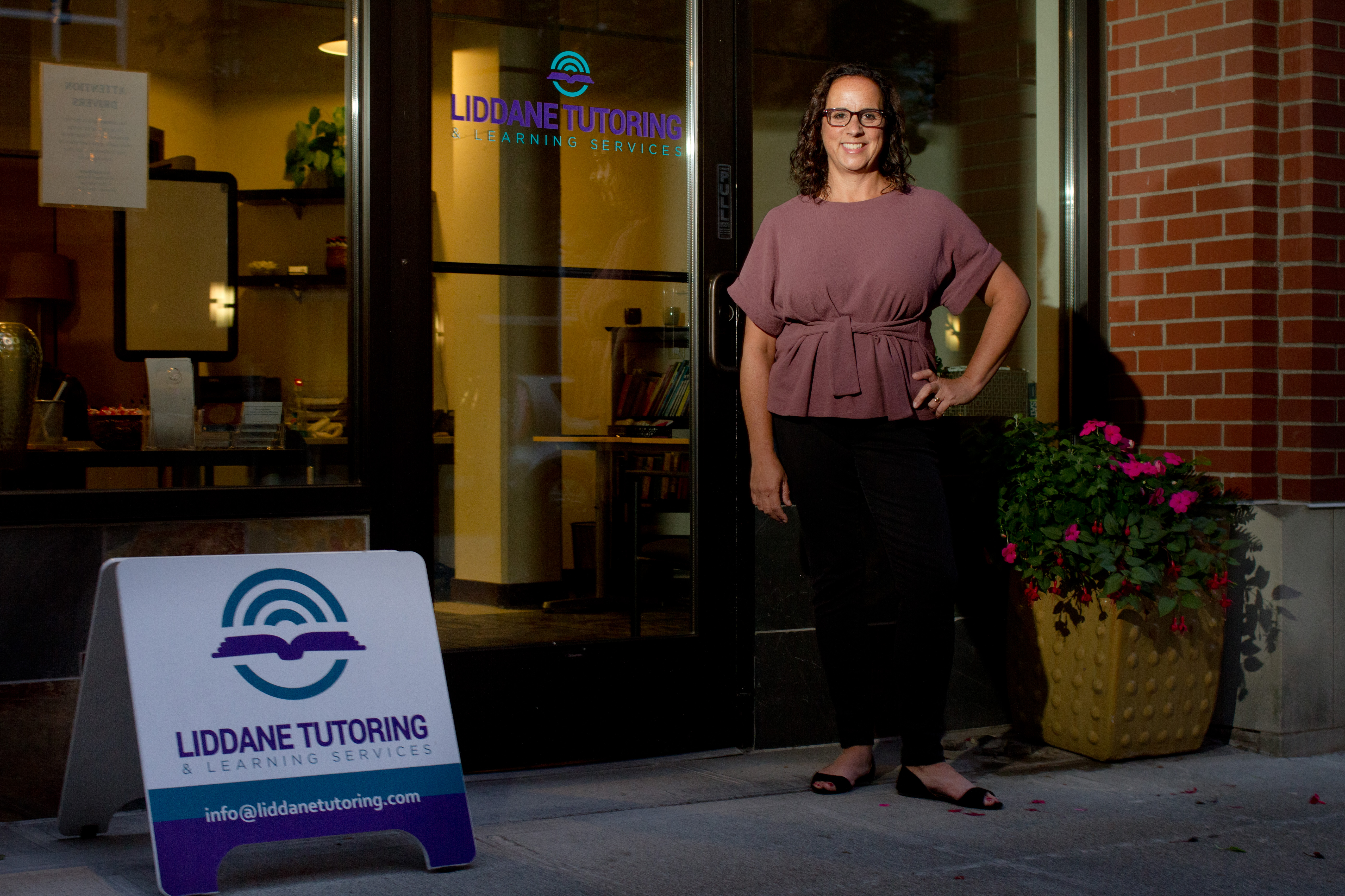 Andrea Liddane at the Seattle office in the Greenlake neighborhood.